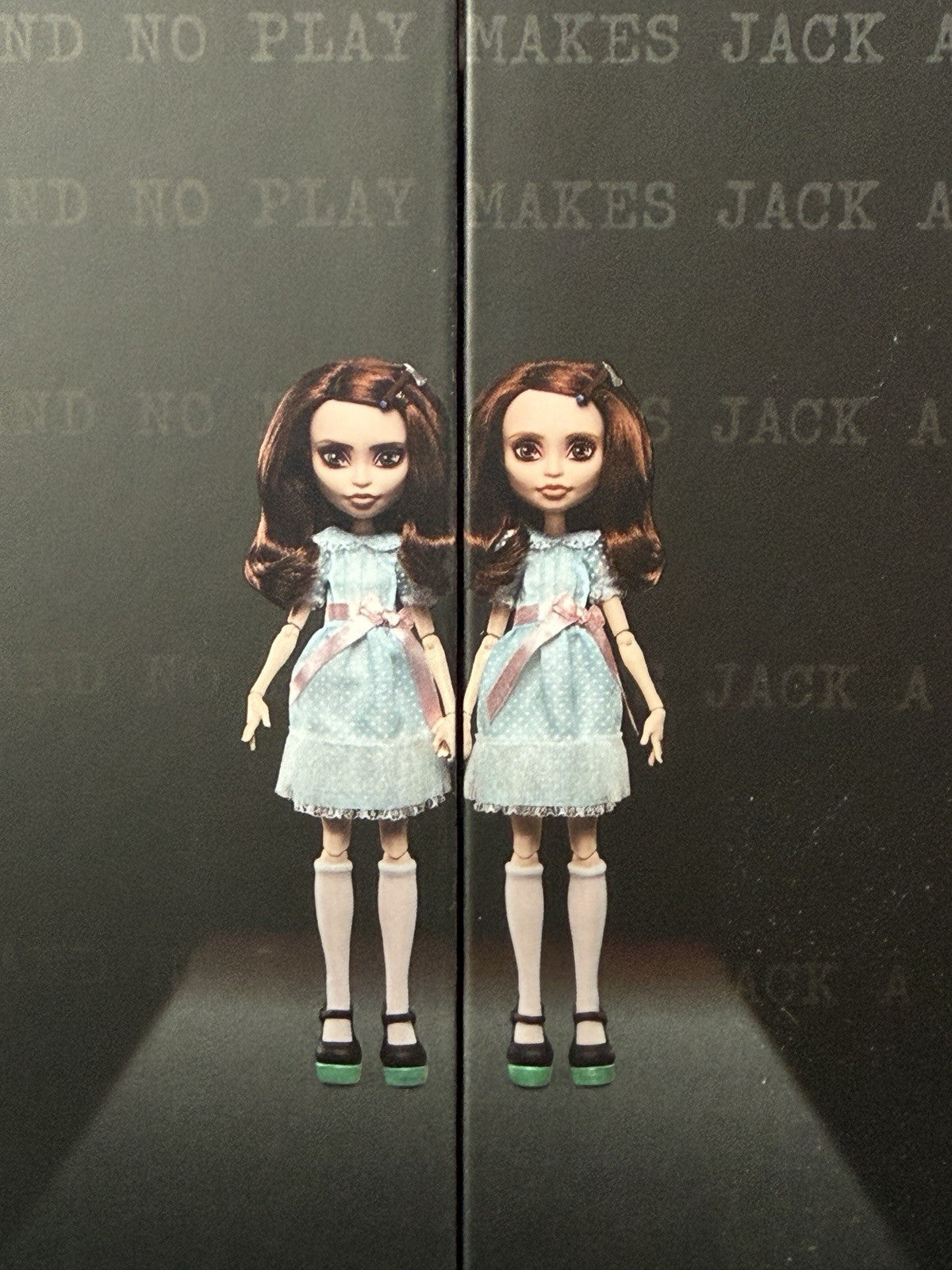 NRFB Monster High Skullector The Shining Grady Twins BJD Dolls