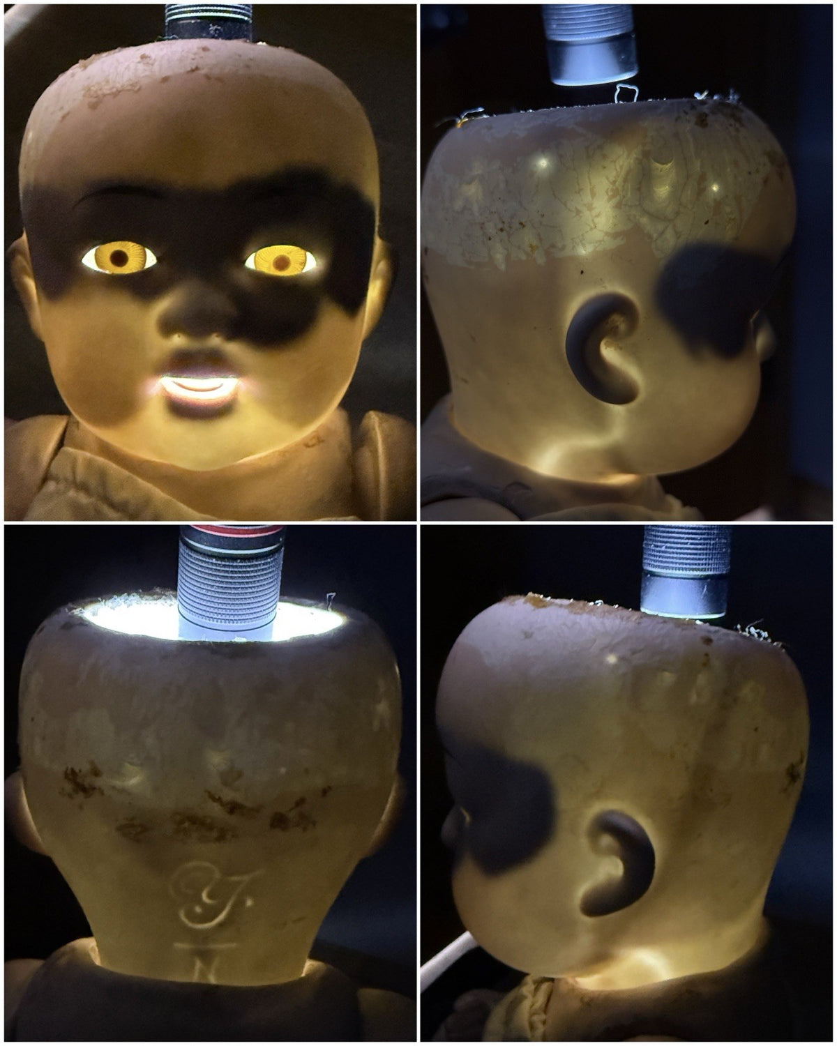 Rare Japanese 18" Yamato Nippon Oriental Asian Bisque Head Baby Doll