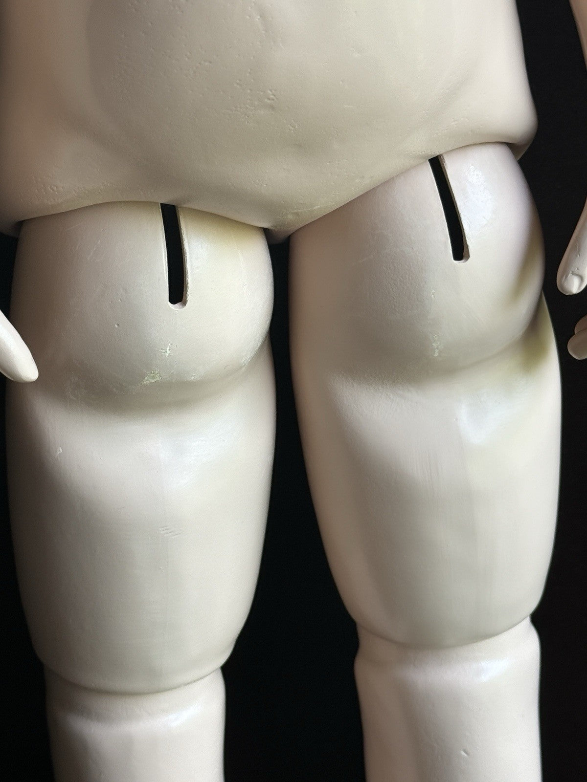 Large Porcelain Composition 29” Reproduction of Antique French Bru Jne Doll