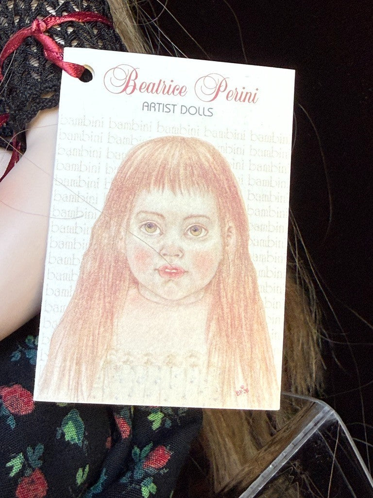OOAK Italian Artist Beatrice Perini All Porcelain Doll Anna New with Tag LE 20