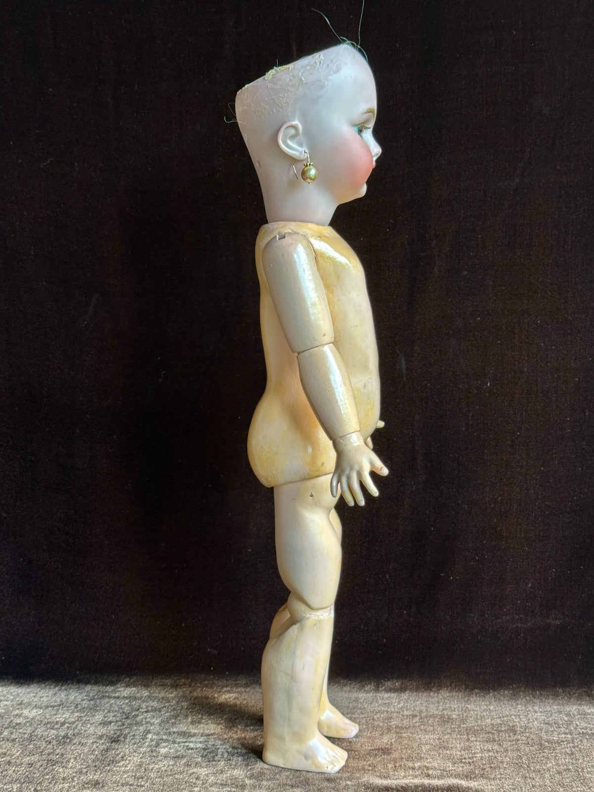 Antique German French 18” Tete Jumeau Simon Halbig Dep Bisque Head Doll