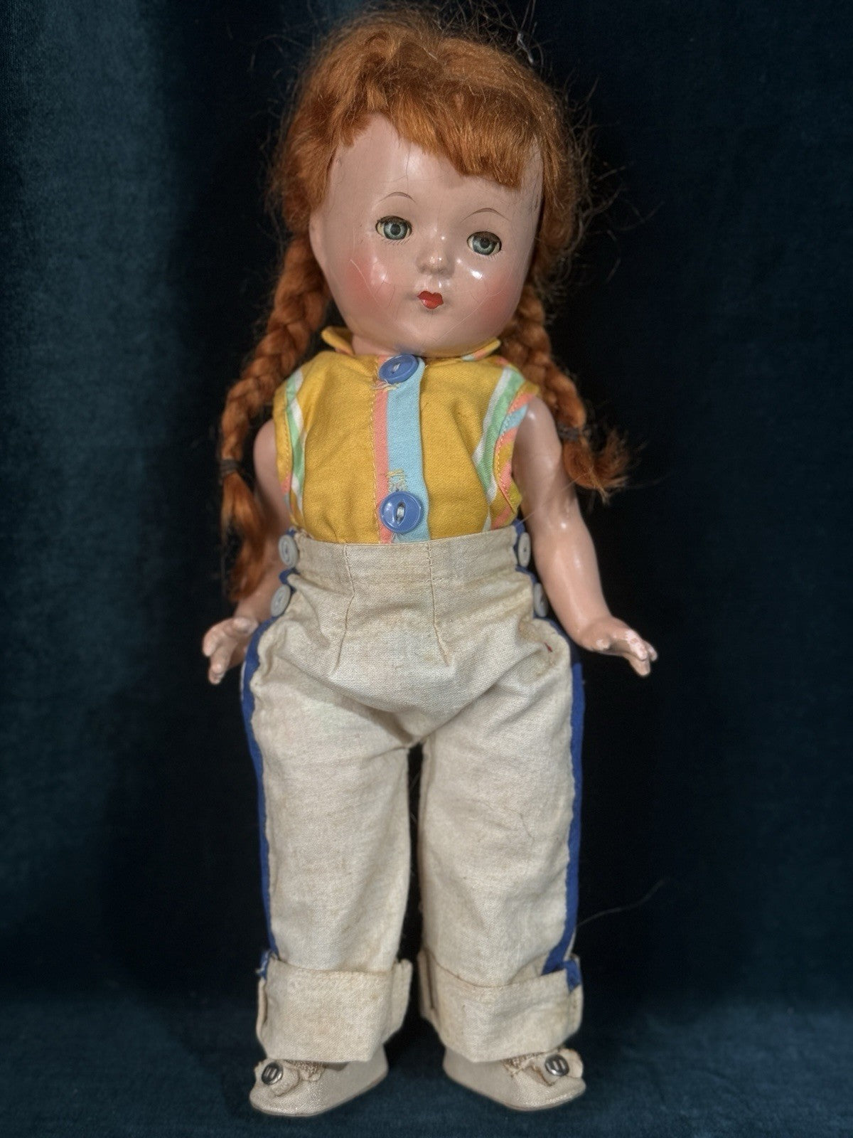 Lot Of 5 Vintage Effanbee Composition and Plastic Dolls For Project/Repair