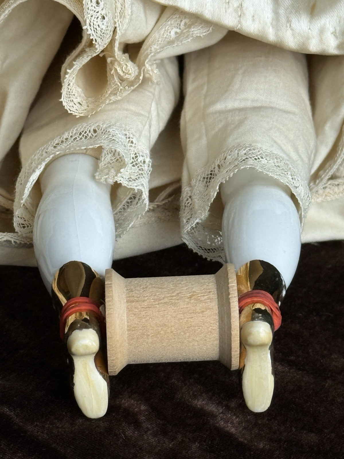 Antique 14” Made in Japan China Shoulder Head Bride Doll