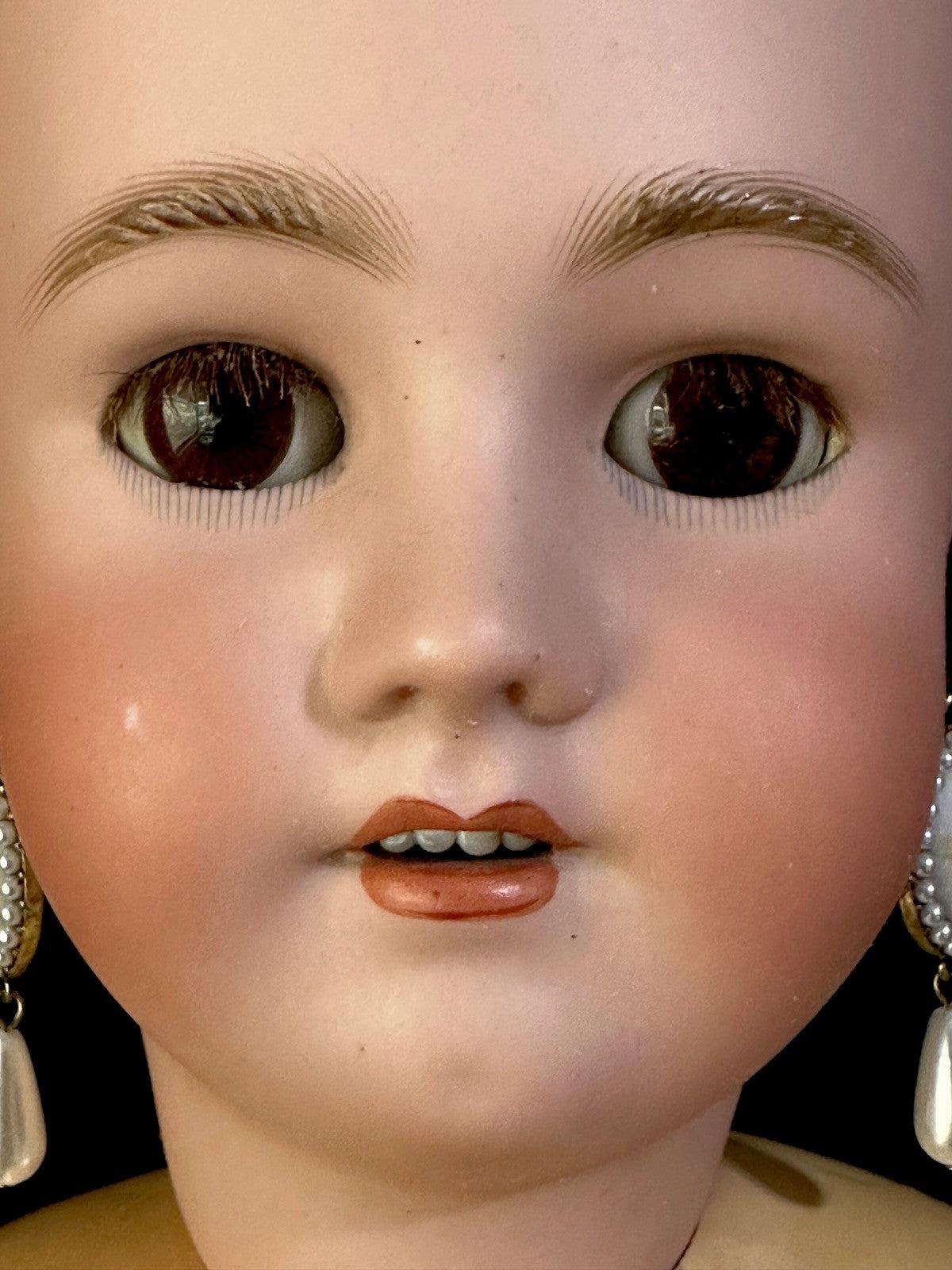 Antique German Simon Halbig Heinrich  Handwerck Bisque Head 27” Doll