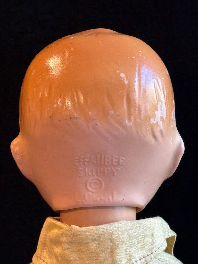 Early Vintage American Effanbee 14.5” Composition Skippy Character Boy Doll