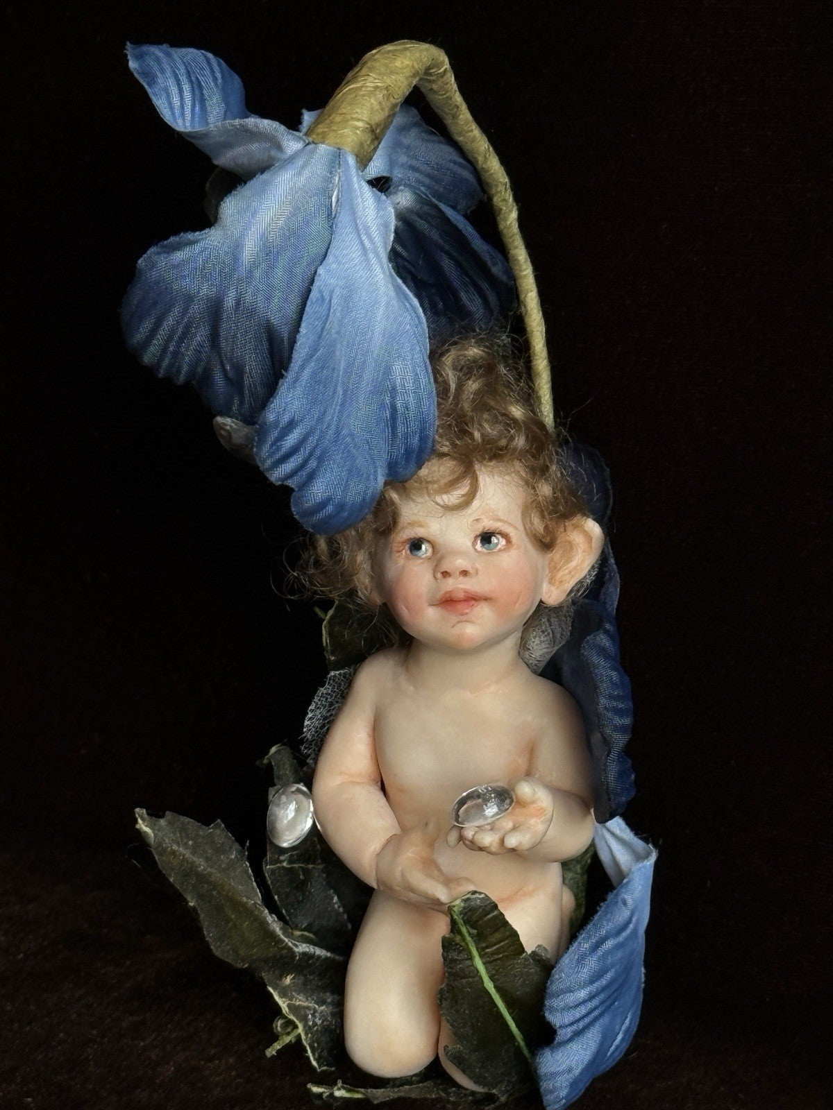 OOAK Miniature Contemporary Artist Polymer Clay Elf Doll