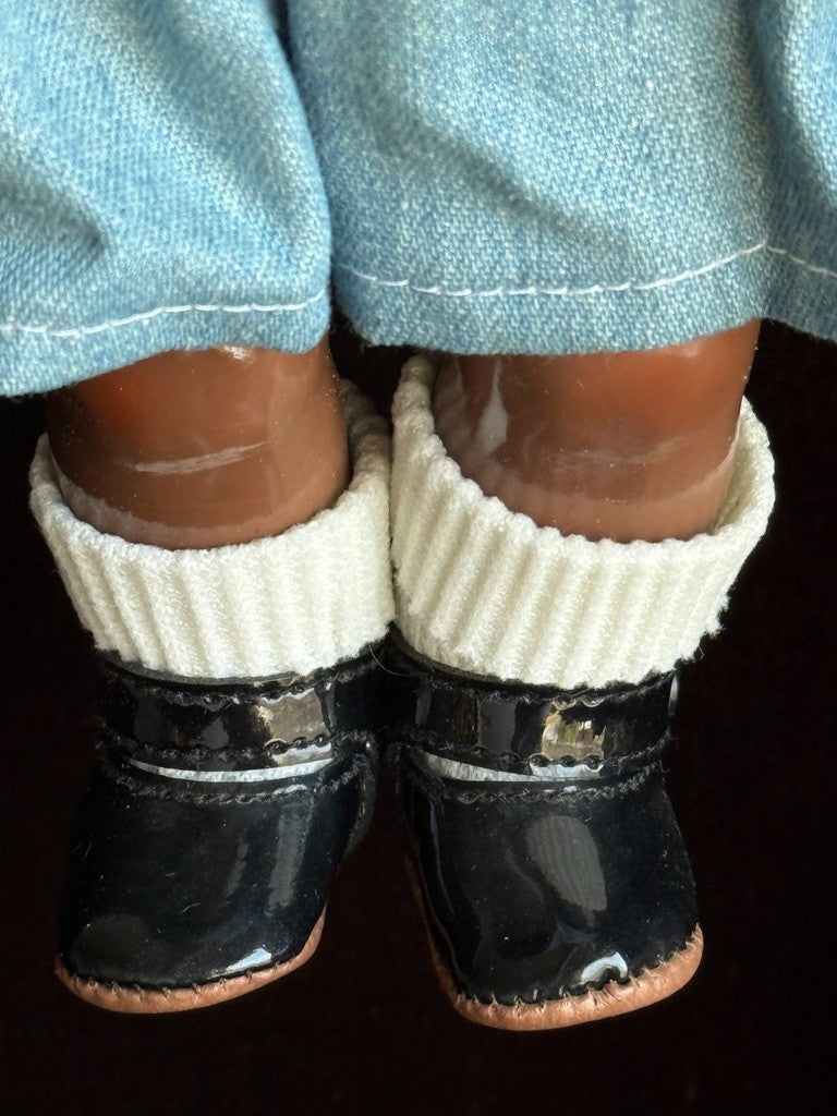 Pair of Vintage Composition Vernon Seeley Campbell Kids Dark Complexion Dolls