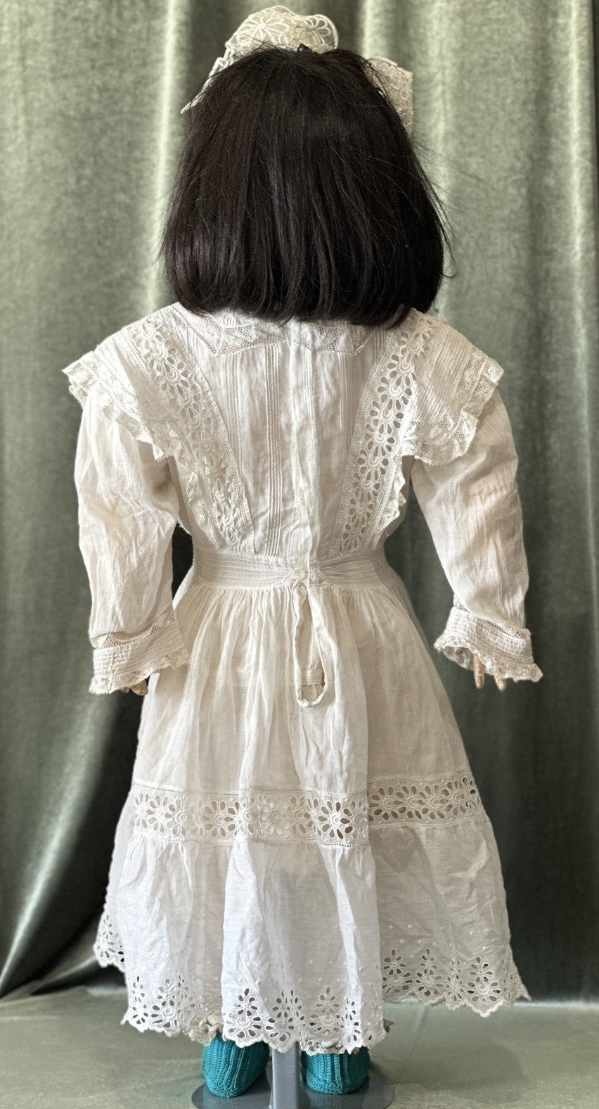 Rare Huge Antique German Heinrich  Handwerck 38 1/2” Doll Mold 79 Bisque Head