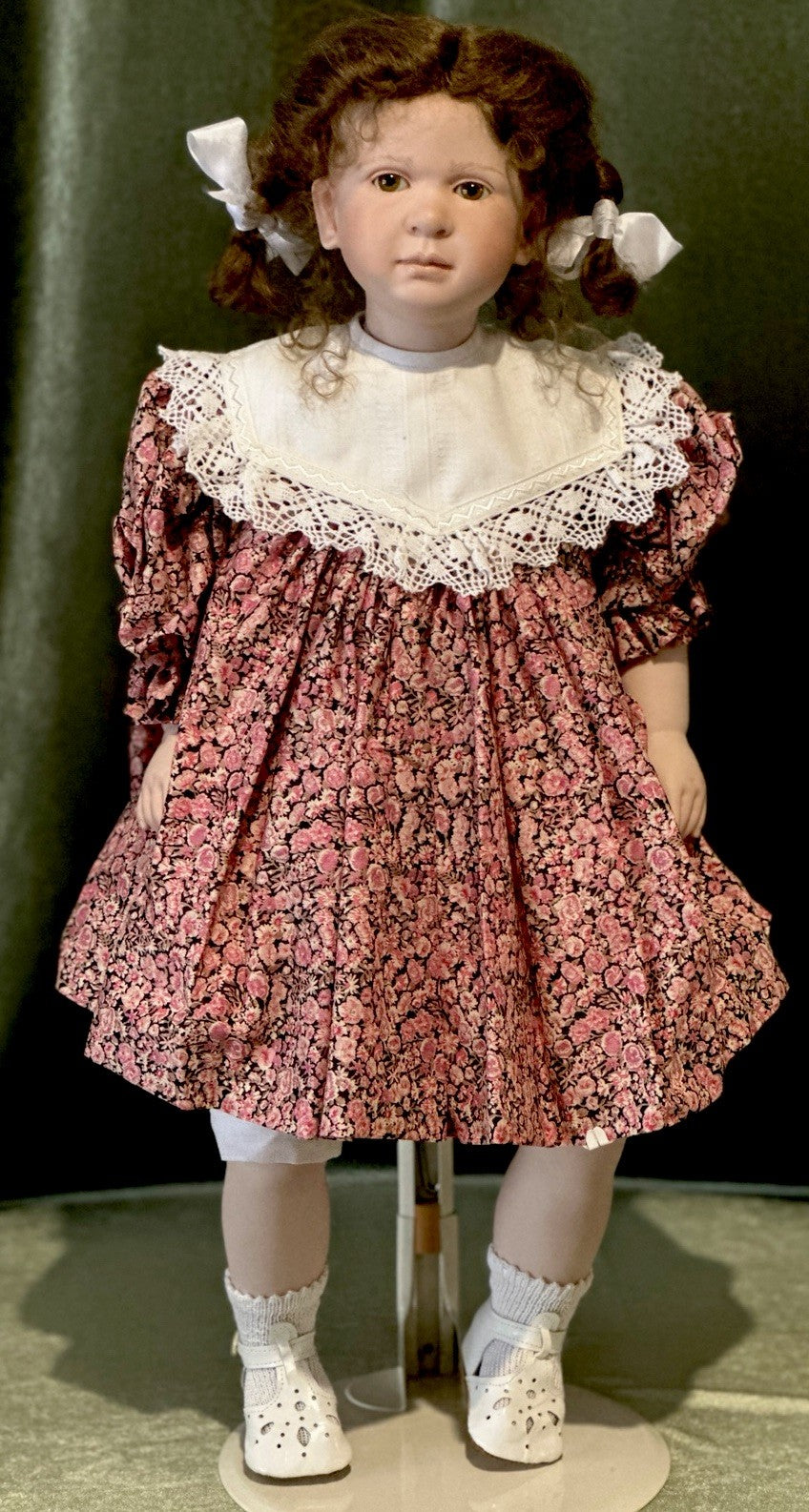 Collectible Artist 24” Porcelain Doll “Anne” by Ruth Treffeisen LE 37/100 COA