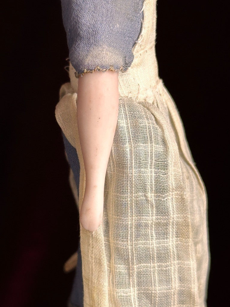 Vintage 5.5” Hertwig (?) Miniature Porcelain Dollhouse Parian Doll