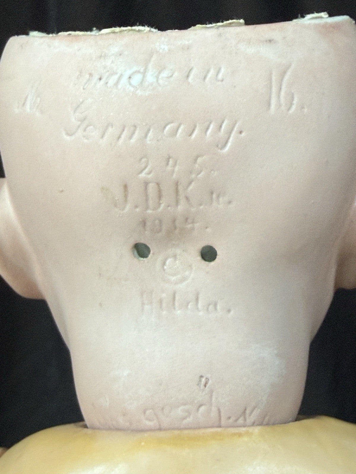 Antique German 20” Hilda JDK Kestner 245 Bisque Head Composition Body Baby Doll