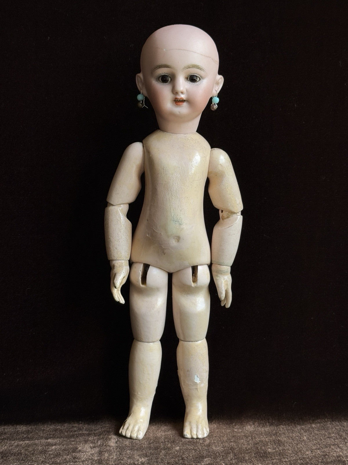 Antique German 10.75” Bleuette Size Simon Halbig Dep Bisque Head Doll