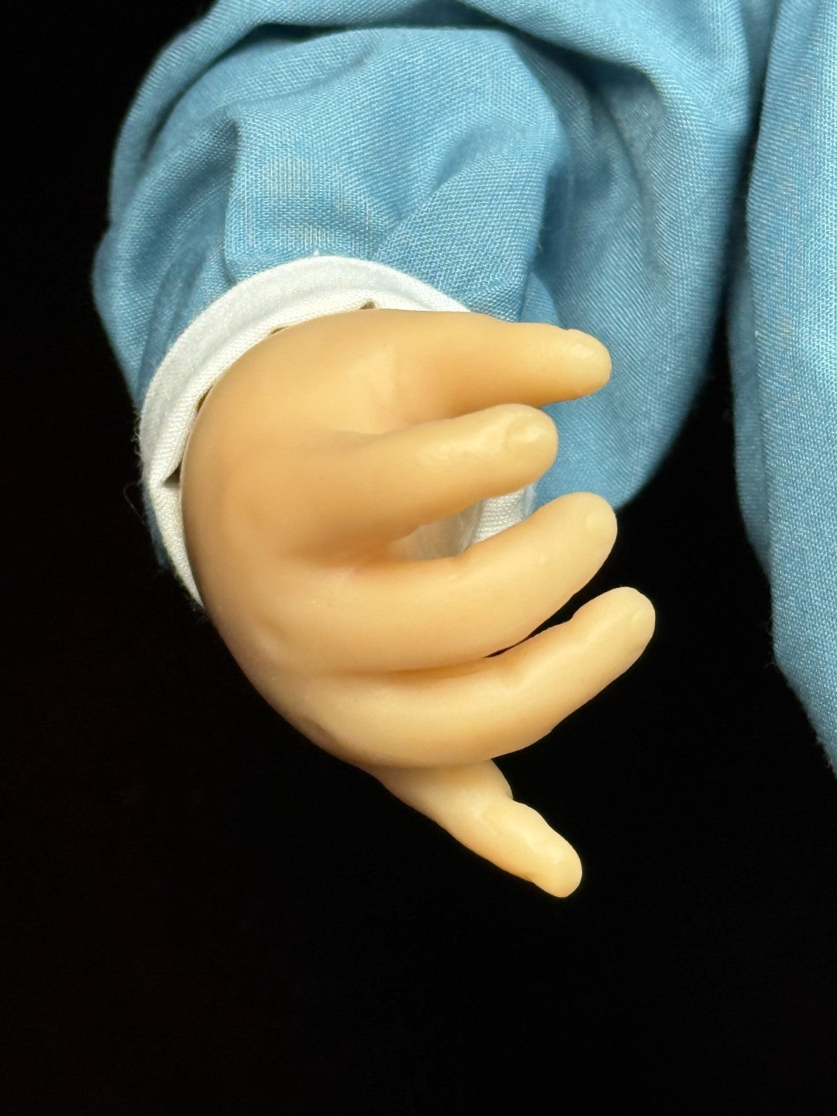 OOAK 18" Artist Carol Trobe Sculpted Polymer Clay Girl Doll