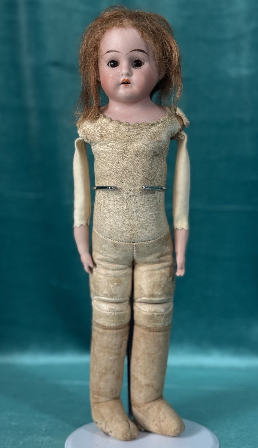 Lot Of 3 Small Antique German Bisque Head Dolls