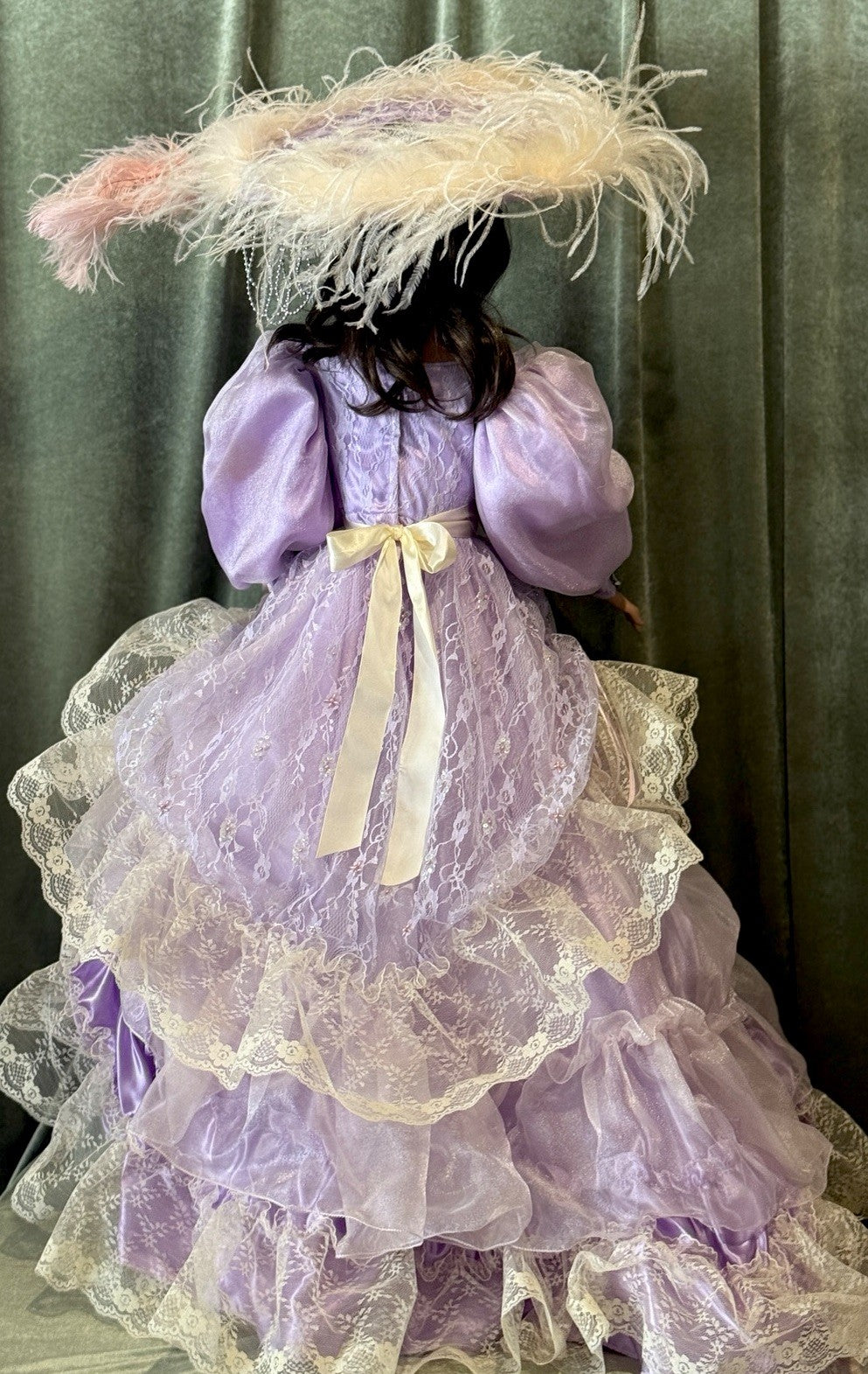 Collectible Large 42” Porcelain Doll “Sterling ” by Rustie LE 1000 COA/Stand/Tag