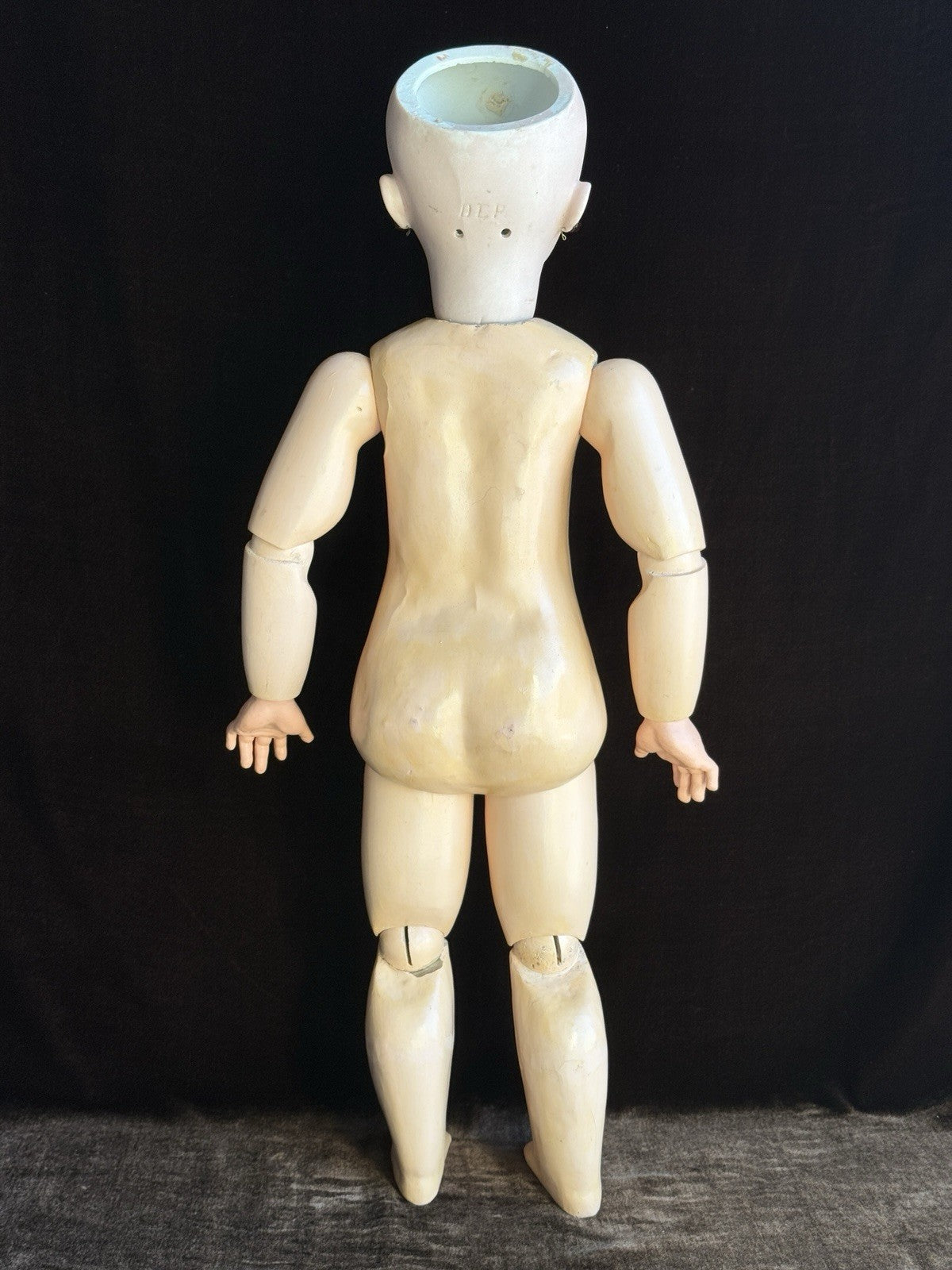 Antique German French 24” Tete Jumeau Simon Halbig Dep Bisque Head Doll