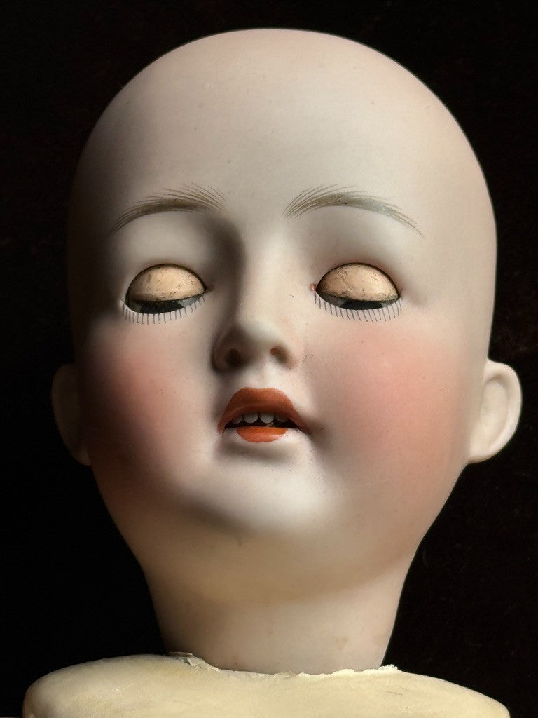 Antique German 26” Gebrüder Ohlhaver Revalo 10727 Bisque Head Lady Body Doll