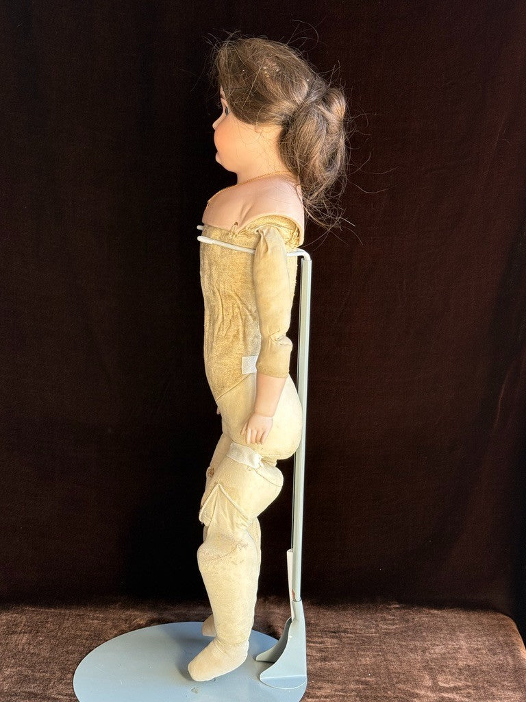 Antique German 26” Kestner Alphabet Series Bisque Shoulder Turned Head Doll