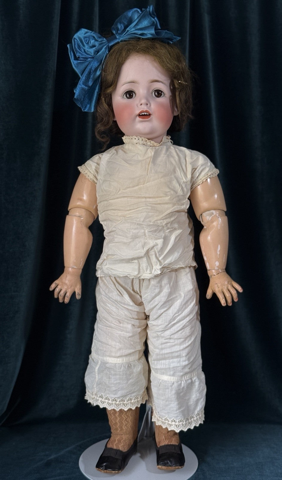 Antique 1890’s German 26” JDK Kestner 260 Toddler Doll French  Bebe Jumeau Body