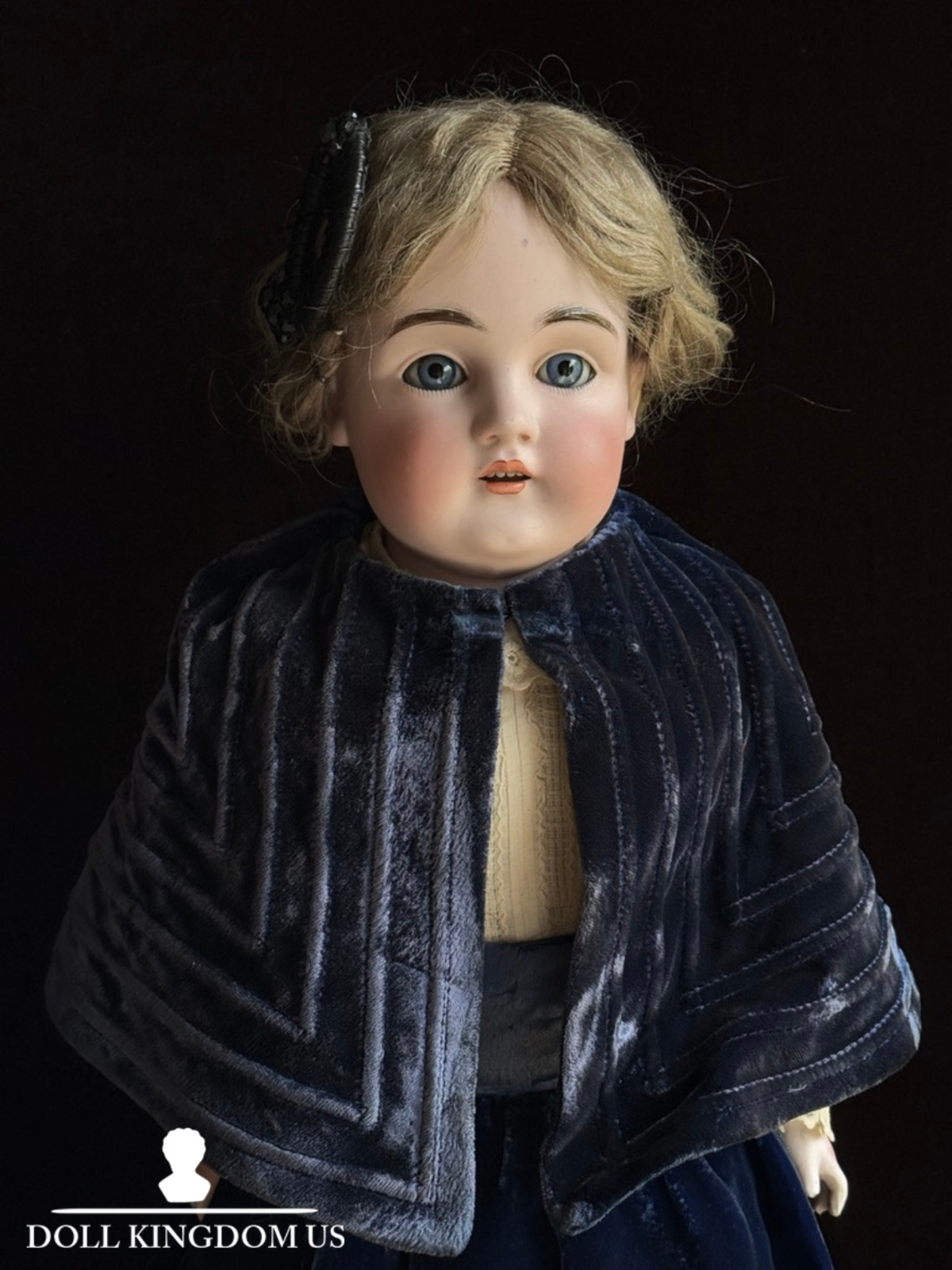 Antique German 22” Kestner 154 Bisque Shoulder Head Doll