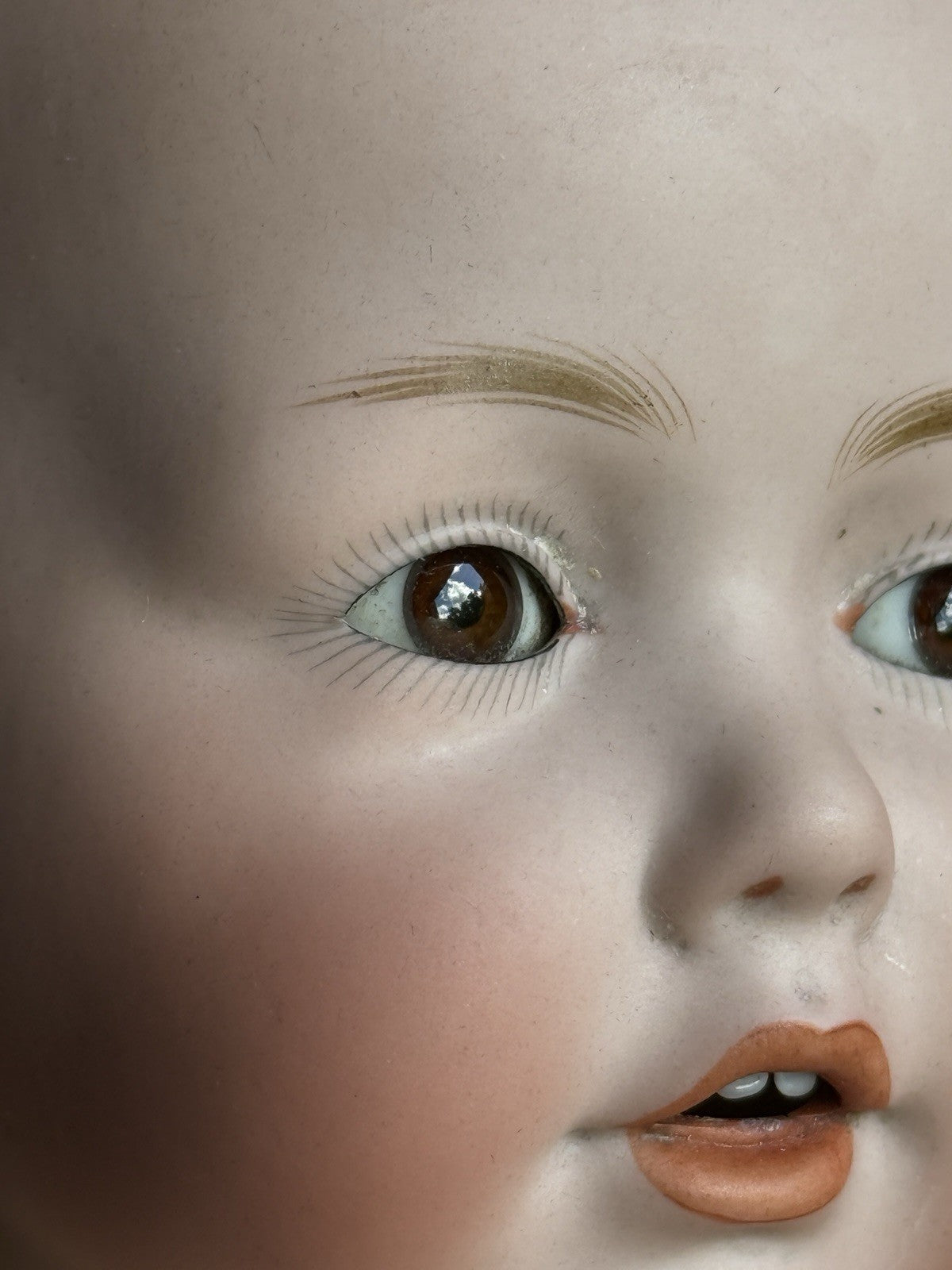 Antique German 12” Kestner JDK Hilda Bisque Head Baby Doll