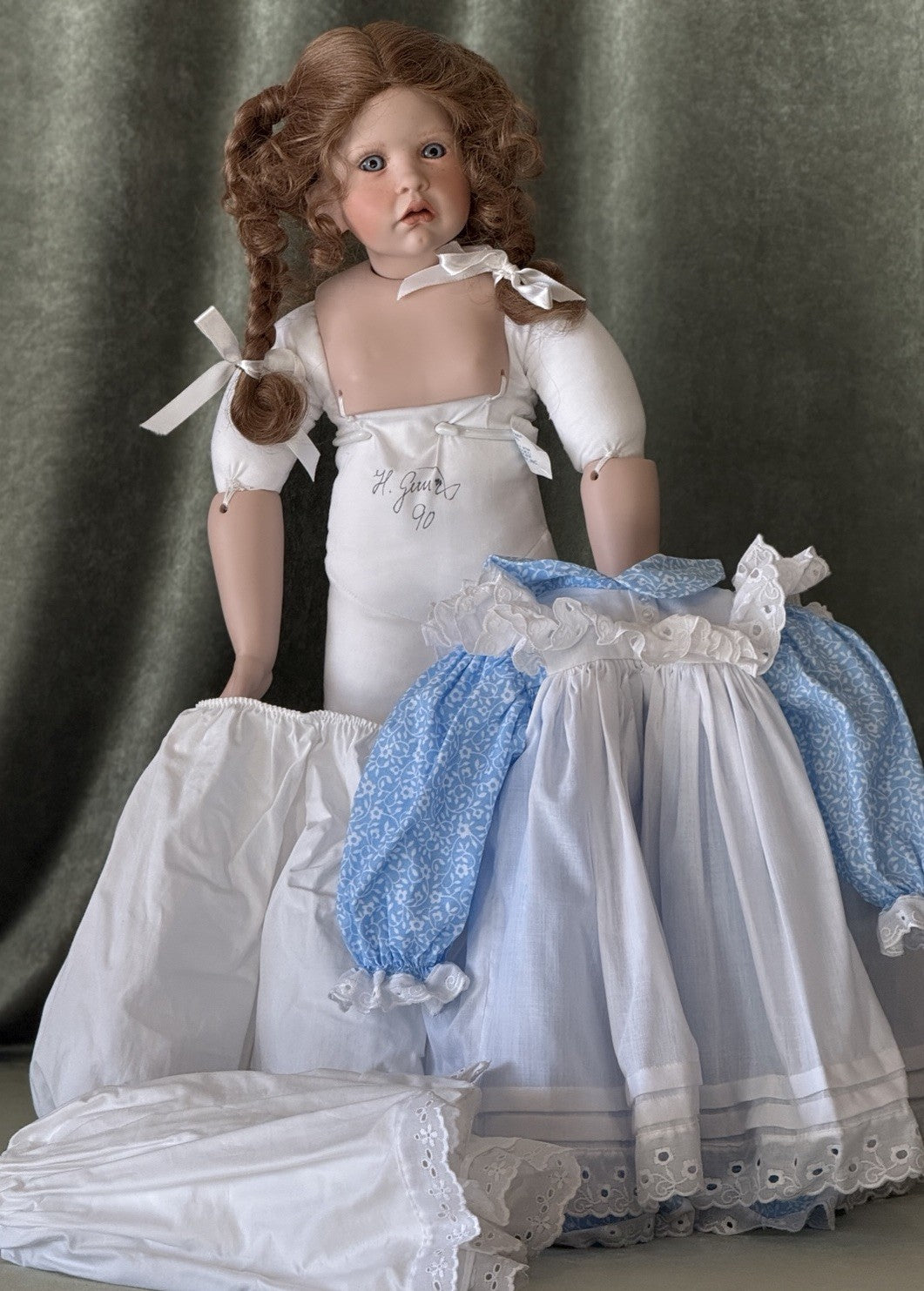 MIB Artist Hildegard Gunzel Porcelain 24” Doll “Hilke” LE 500 Box