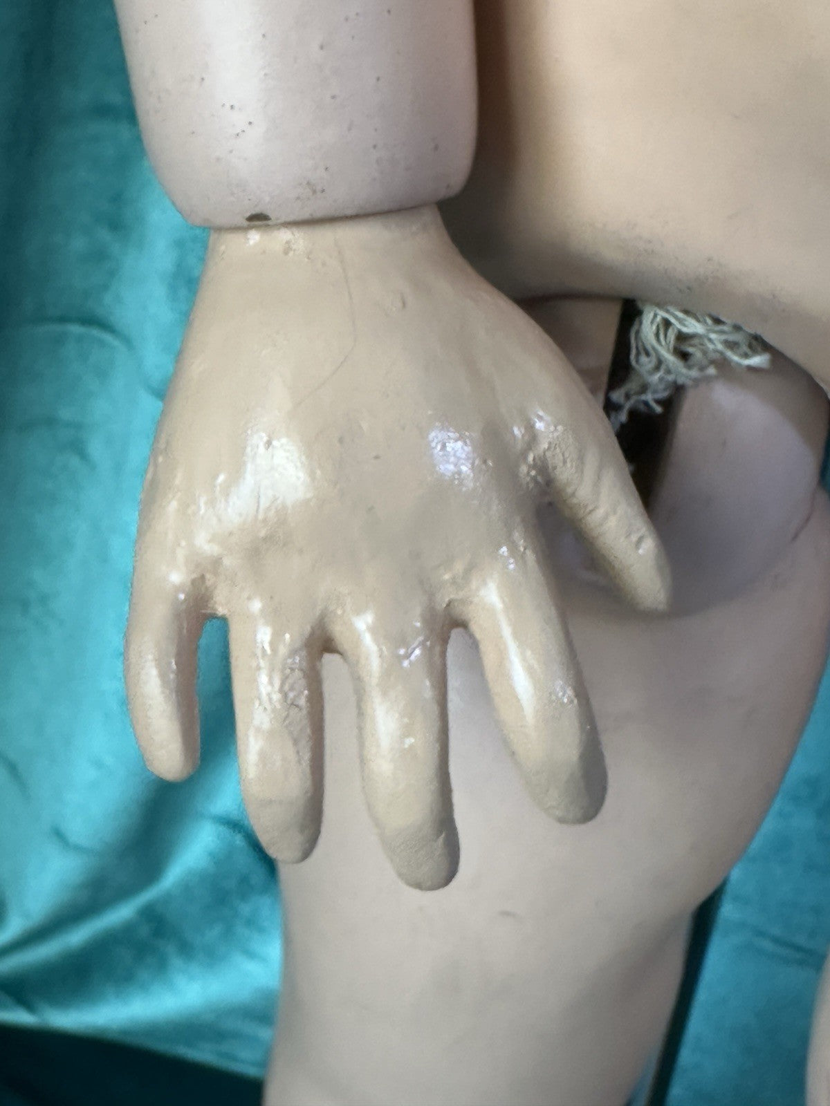 Antique German 28” JDK Kestner 260 74 Bisque Toddler Head Doll Composition Body