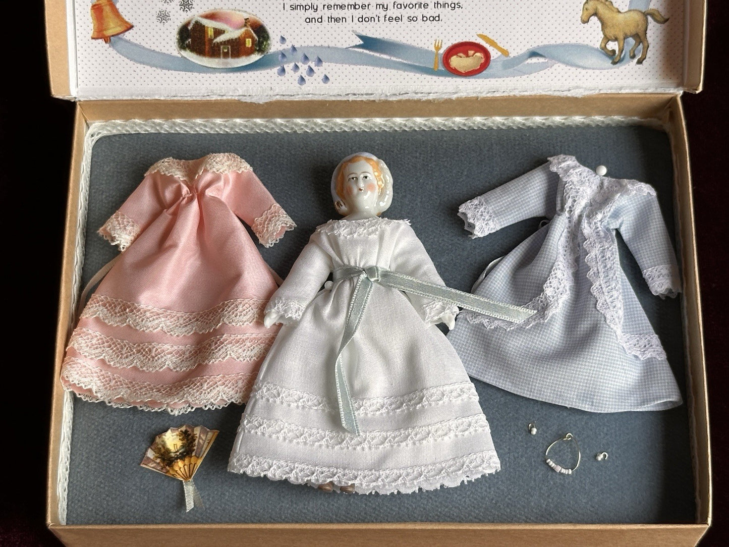 Collectible UFDC Porcelain Repro of China Doll by Rosemarie Snyder with Wardrobe