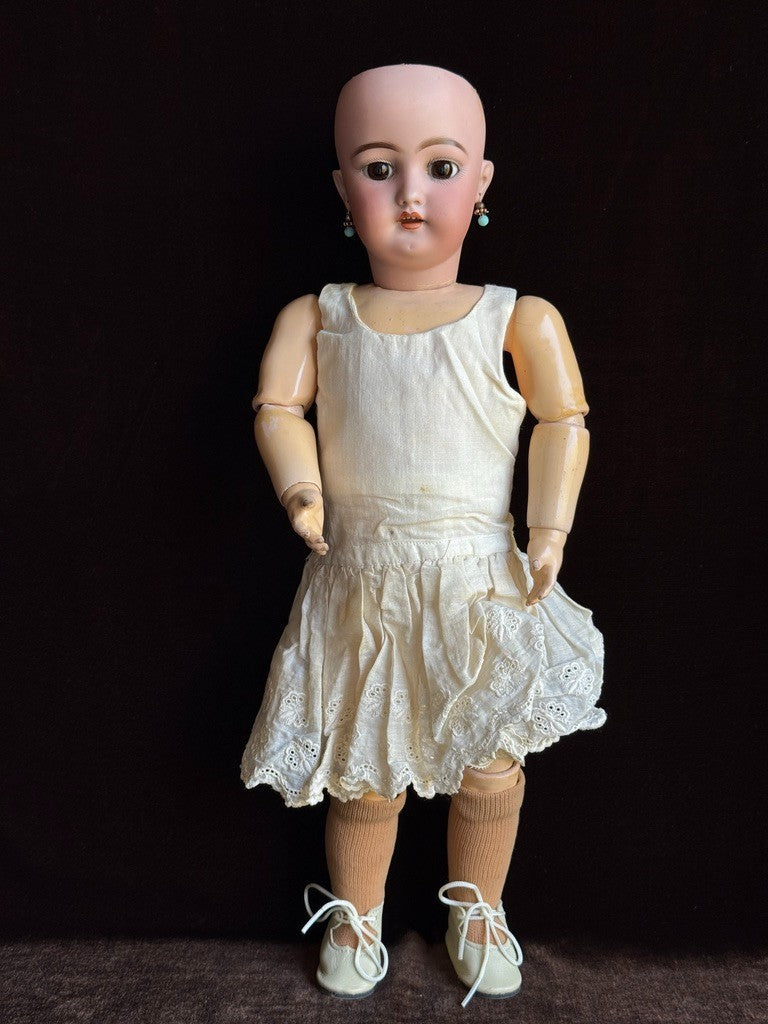 Rare Antique German 16” Heinrich Handwerck 189 Bisque Head Doll