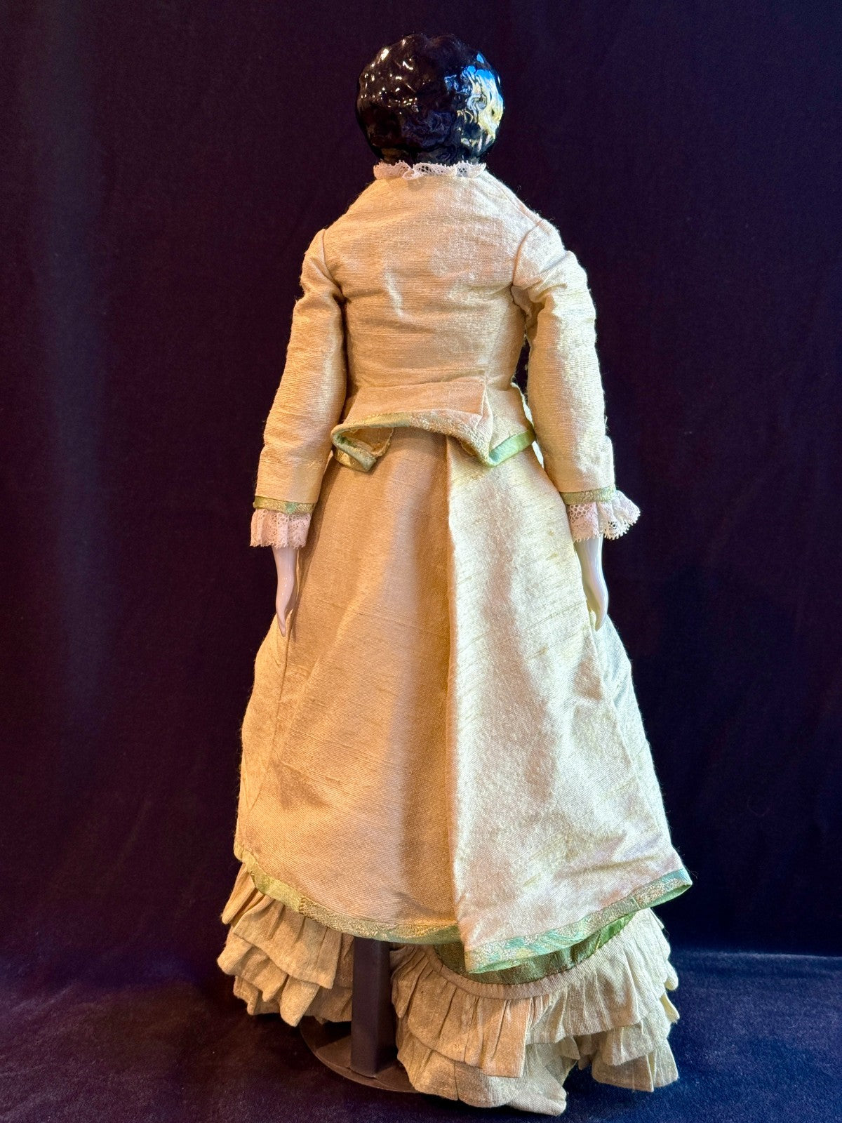 Antique German Hertwig 16” Lowbrow China Head Fashion Doll