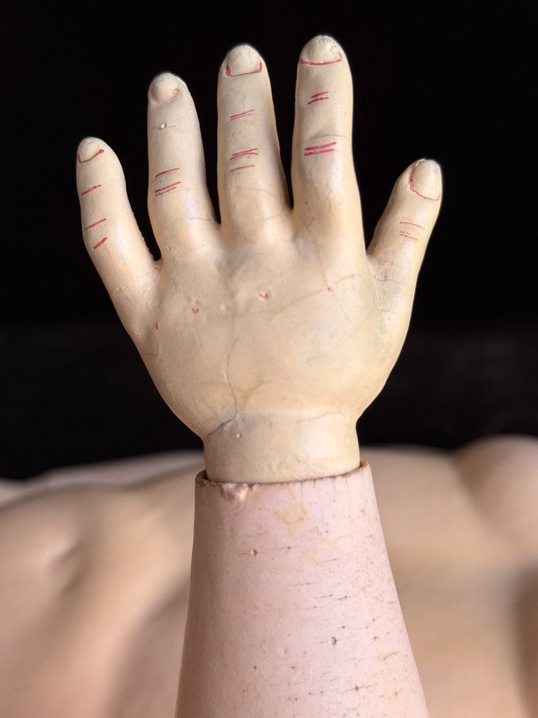 Large Antique German 31" Armand Marseille 390 Bisque Head Doll