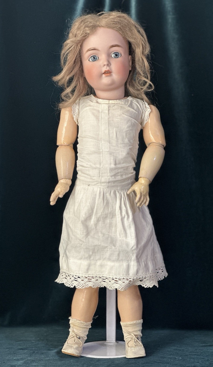Antique JDK Kestner Mold 171 21” Doll Bisque Head Stamped Composition Body