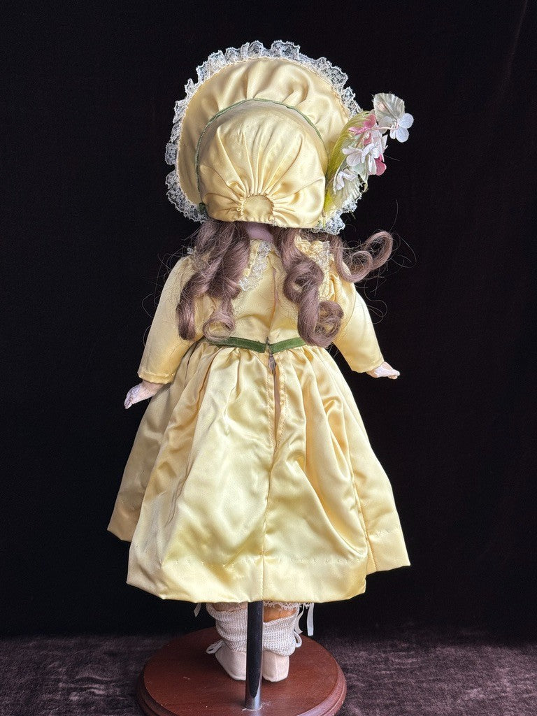 Antique French 17.75” SFBJ 60 Bisque Head Doll