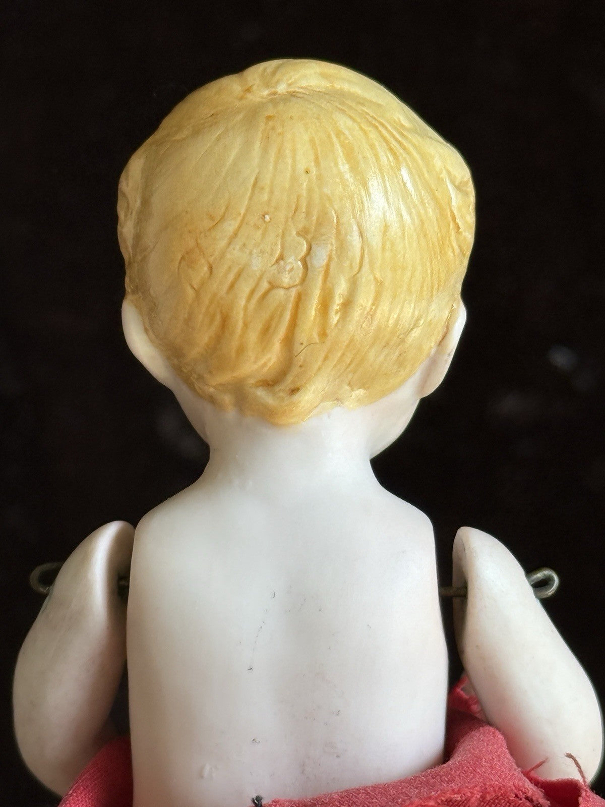 Antique German Kestner (?) 5” All Bisque Mignonette Dollhouse Baby Doll
