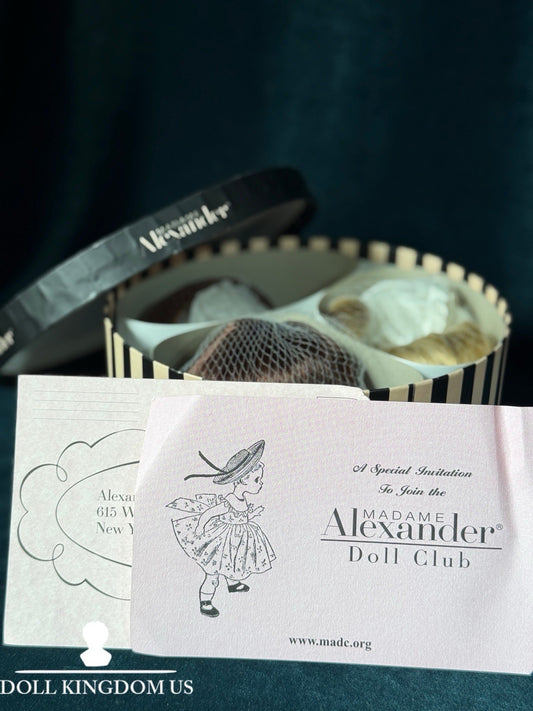 Madame Alexander Set Of 3 New Wigs For Cissy Doll Hat Box
