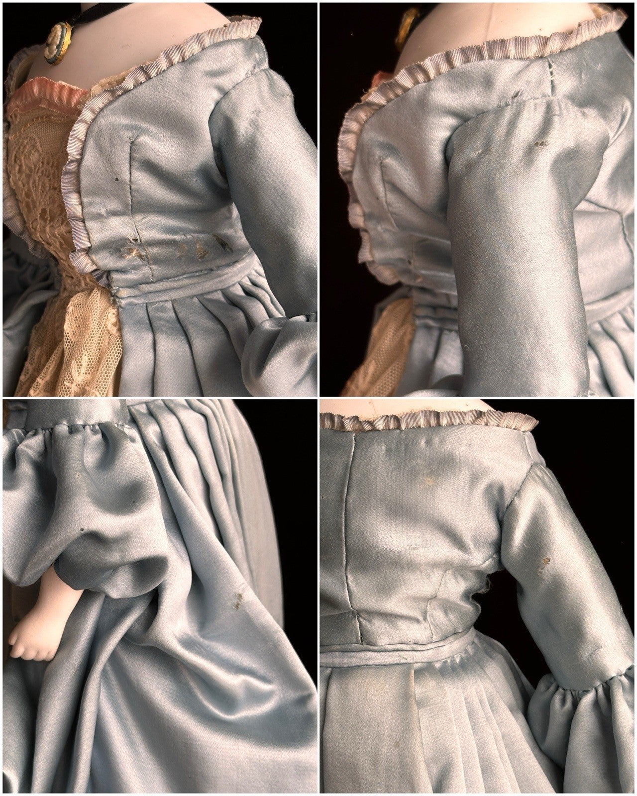 Rare Antique German 21” Bisque Parian China Fashion Doll