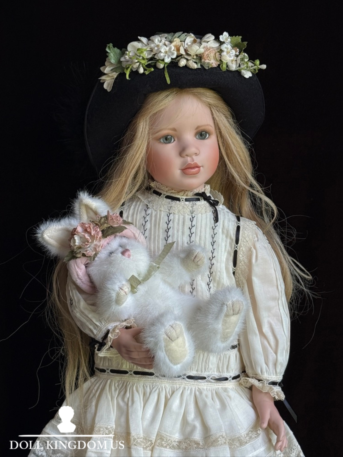 Collectible Porcelain 24” Linda Mason Julaine Doll LE 25 with Certificate Tag