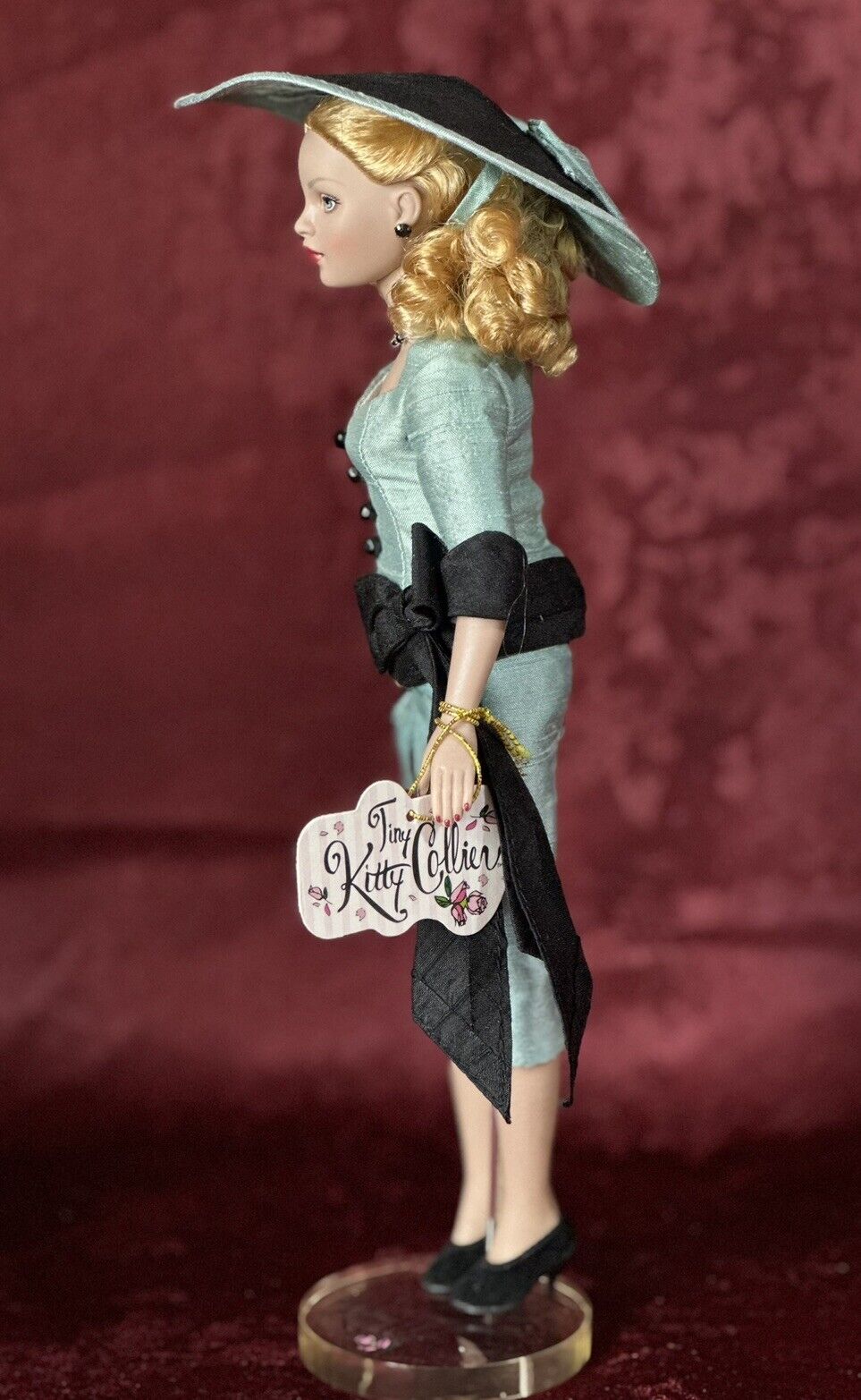 Collectible Tonner Tiny Kitty Collier 10" Doll “Little Miss Kitty" Tag/Stand