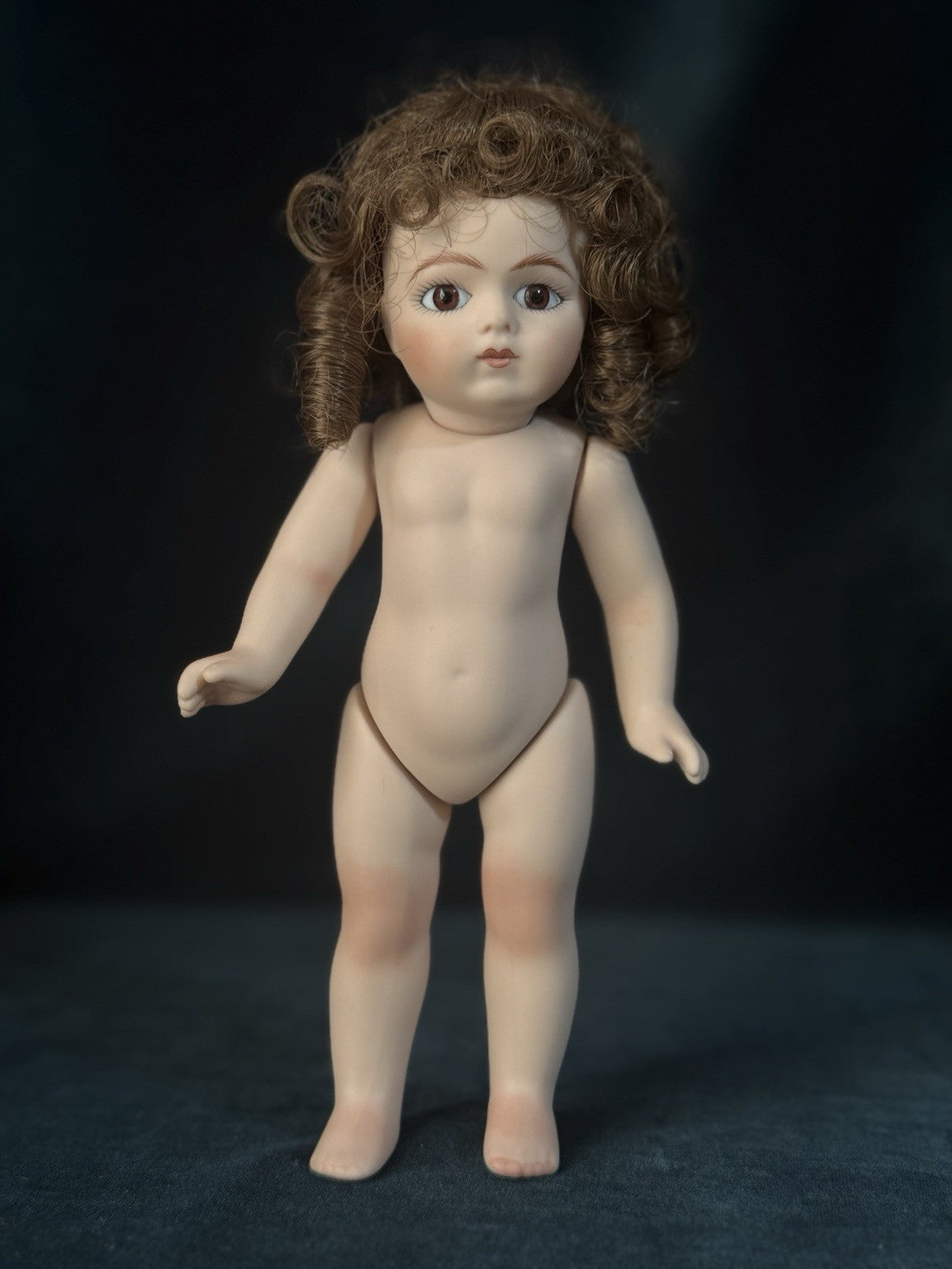 UFDC Artist Judy Vorhees All Bisque Reproduction Of Antique French Bru Jne Doll