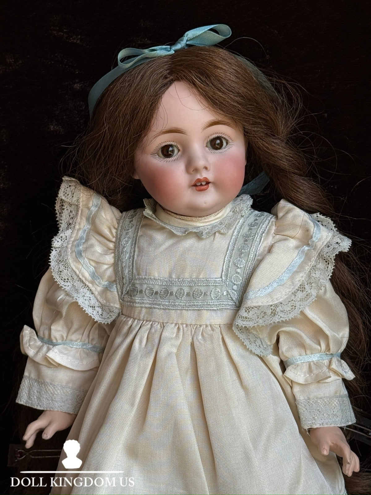 Antique German 14” Kestner 143 Bisque Head Doll