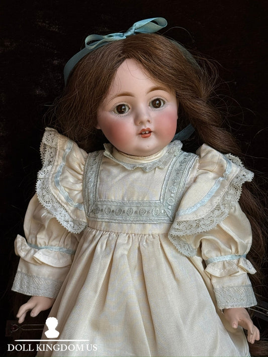 Antique German 14” Kestner 143 Bisque Head Doll