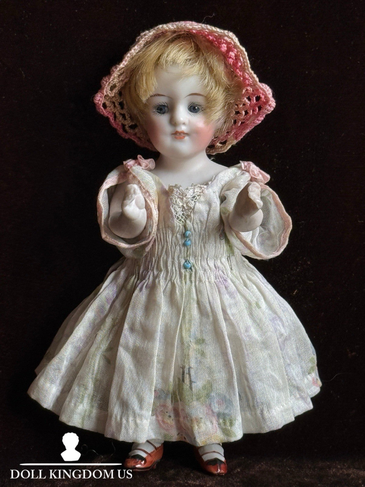 Antique German 6” Kestner 150 All Bisque Mignonette Dollhouse Doll