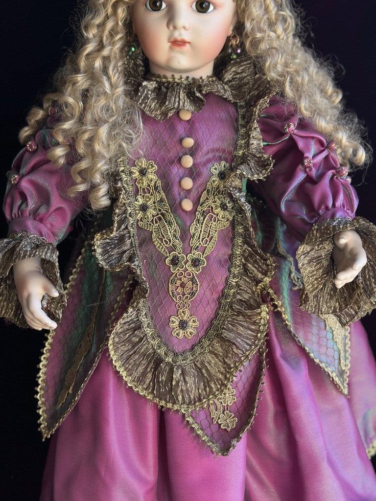 Large Mary Benner 30" Porcelain Repro of French Bru Jne Claudine Doll LE 400