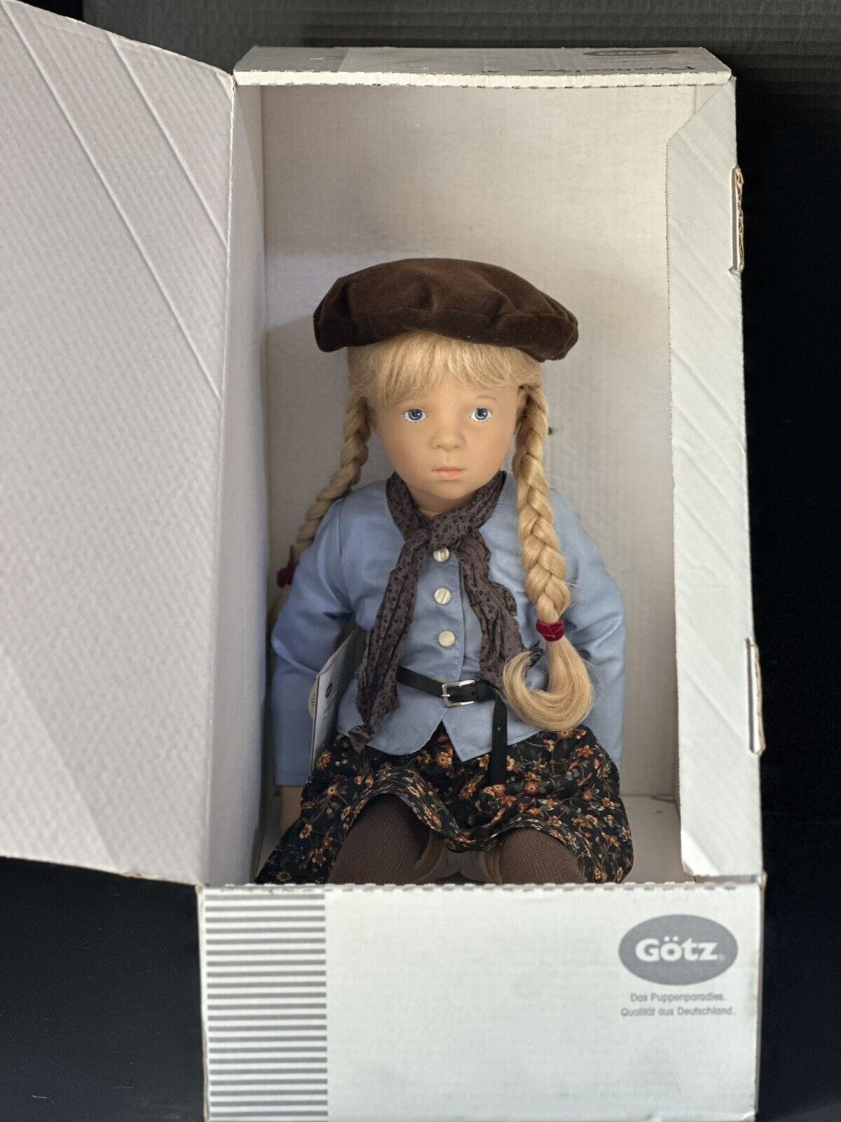 Collectible Vinyl 26” Gotz Artist Doll FRANCOISE by Sylvia Natterer Box/Tag