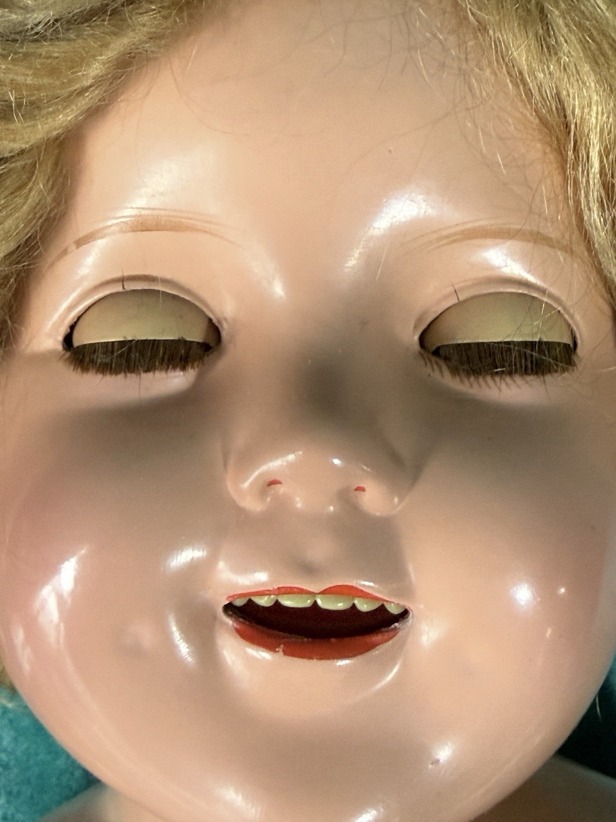 Antique 1930’s Composition 25” Shirley Temple Doll by Ideal Company Flirty Eyes