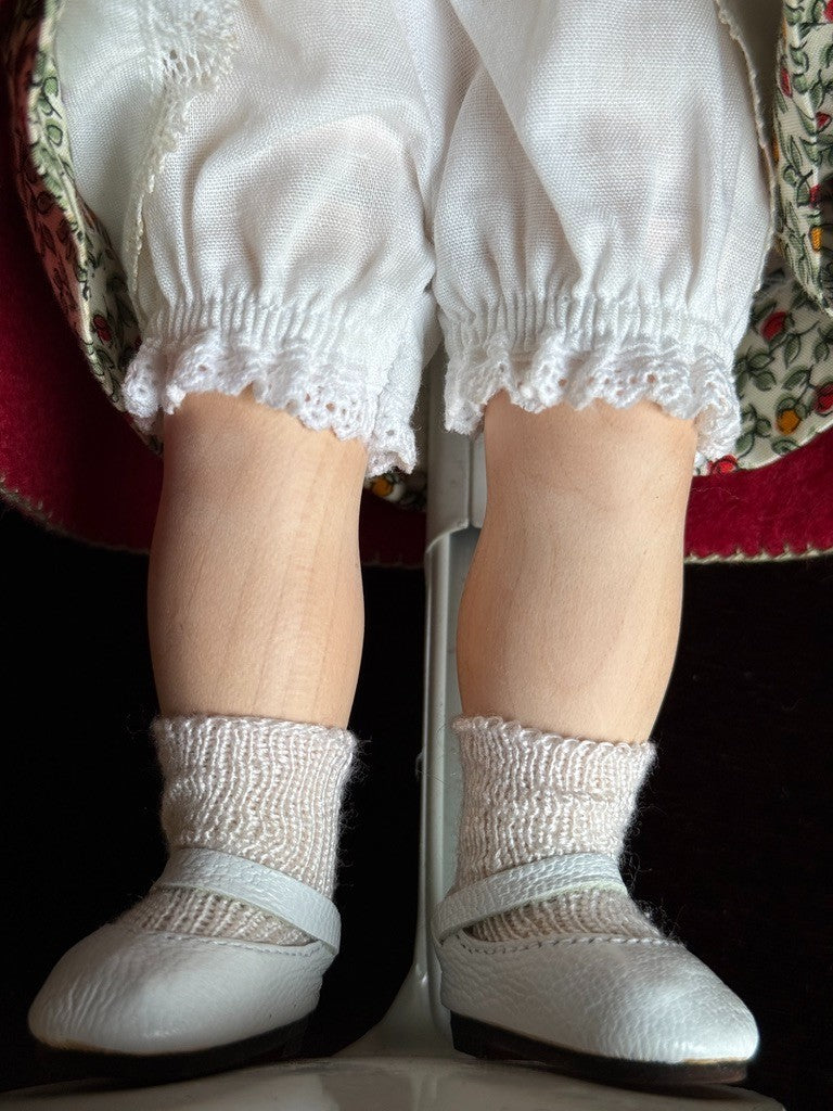 Collectible Erika Catellani 10.5” Carved Wooden Baby Doll Veronica LE 25