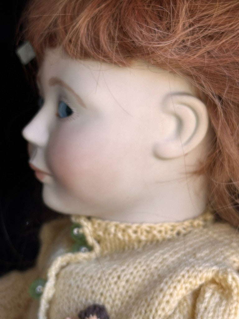 Large Collectible 21" Wooden/Porcelain Lynne & Michael Roche Hannah LE Doll