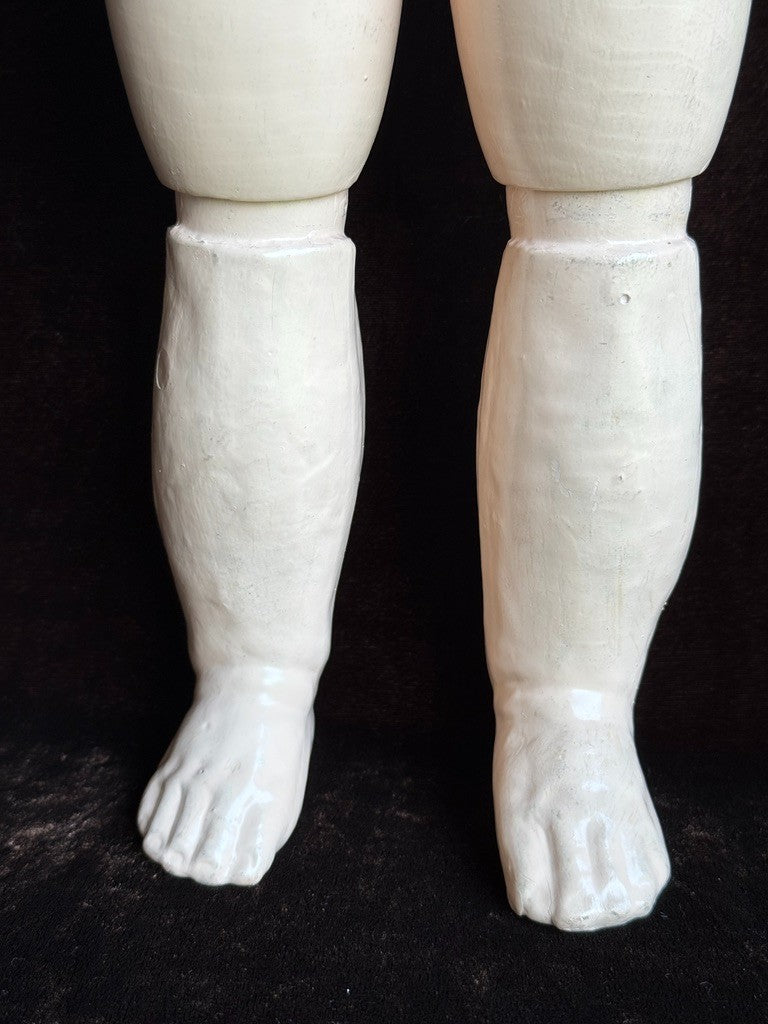 Vintage 24” Reproduction Bisque Jumeau Head on Original Antique French Body