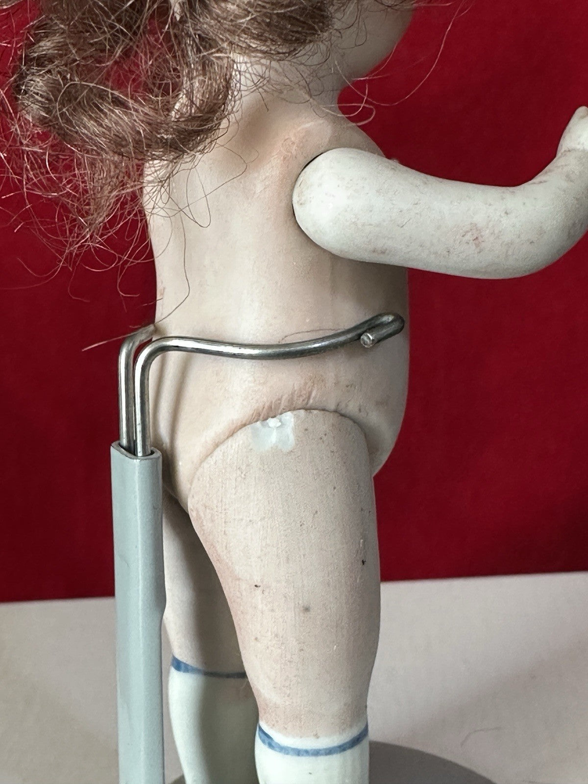 Antique German Kestner (?) 4 1/2” All Bisque Mignonette Doll Mold 208
