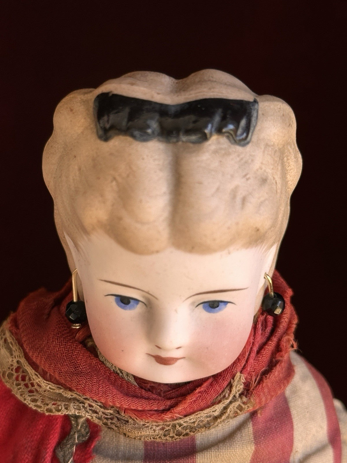 Rare Antique German 13.5” Simon Halbig Parian Bisque Head China Fashion Doll
